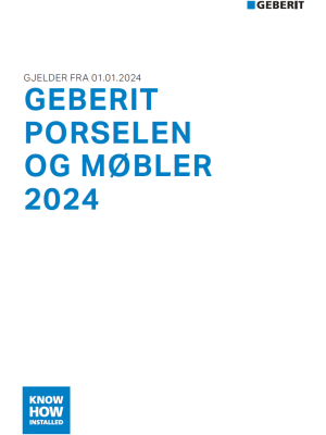 Geberit Porselen og møbler 2024