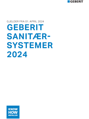 Geberit Sanitærsystemer 2024