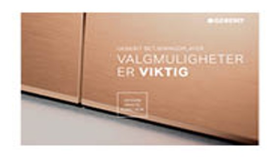 Geberit betjeningsplate brosjyre Geberit betjeningsplate brosjyre