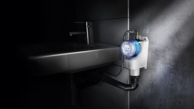 The Geberit HS01 hygiene flush unit (© Geberit)